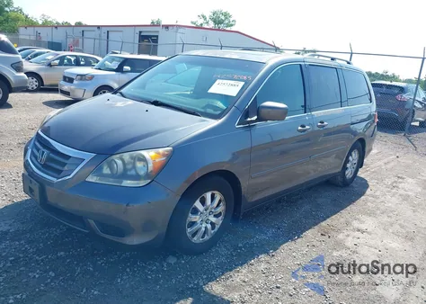 2010 Honda Odyssey Ex-L from USA, damaged, VIN 5FNRL3H75AB099774
